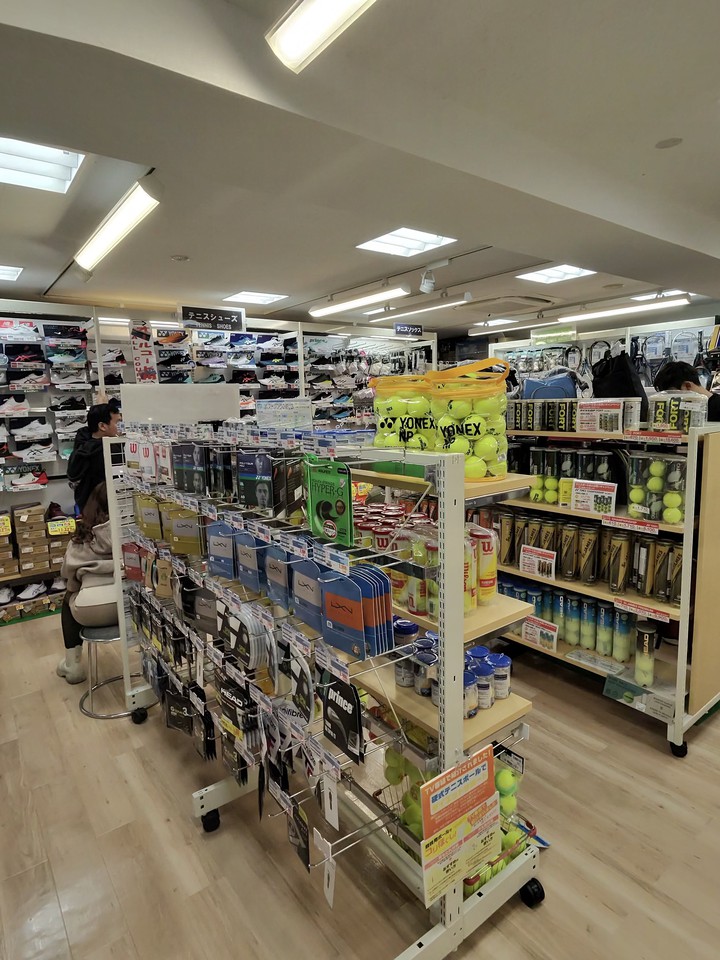 Victoriaの店内の売り場