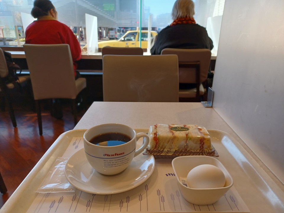 ヴィドフランスでモーニング