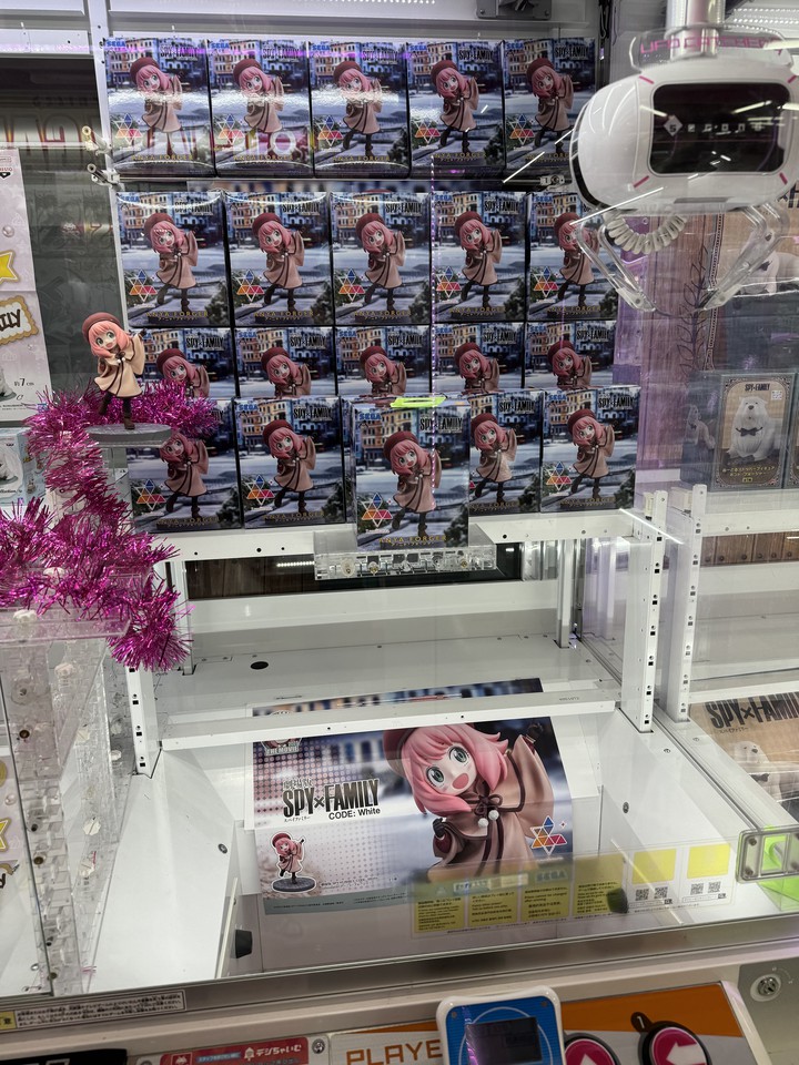 TAITO STATIONの店内のアーケードゲーム