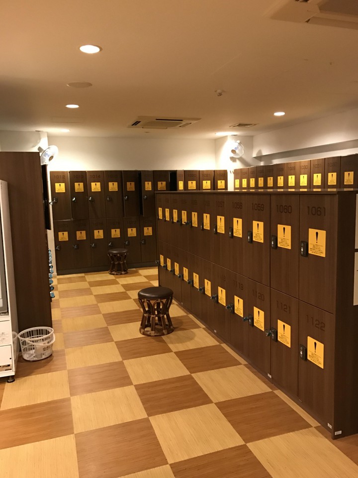 温泉施設内は清掃が行き届いていた。