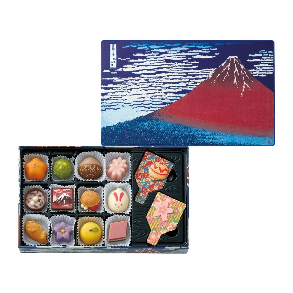 バレンタインにぴったりな和菓子の詰め合わせ