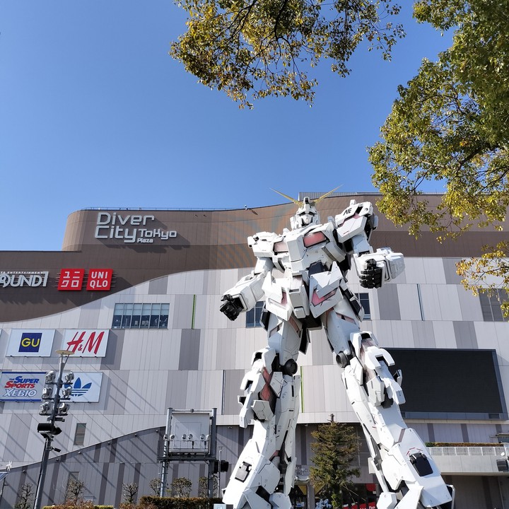 ガンダムが迫力あり