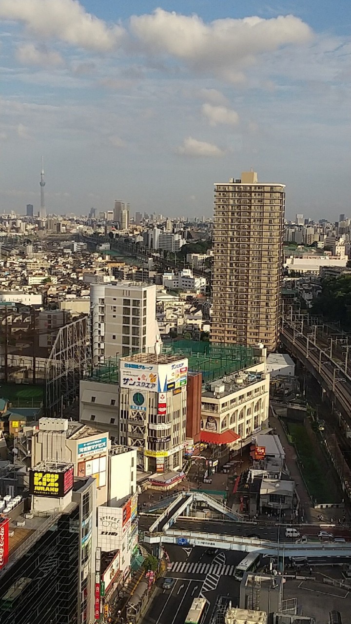 北とびあ展望台からの東京スカイツリーなど
