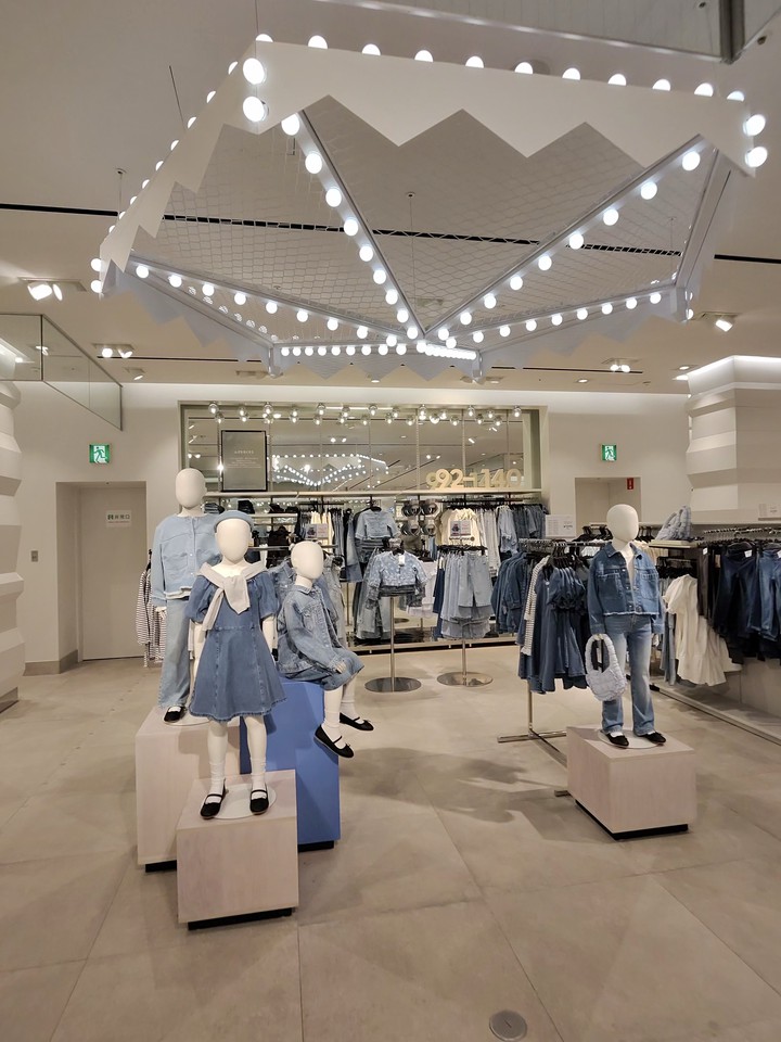H&Mの店舗の売り場