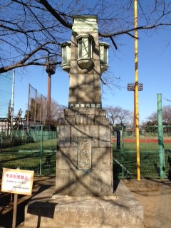昔の戸田橋に設置されていた親柱