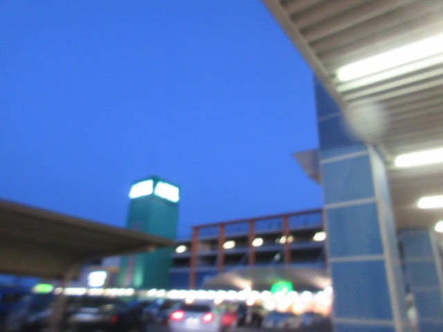 夜に訪問