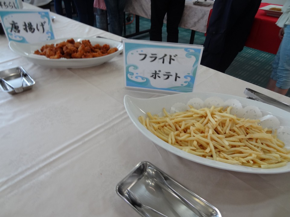 料理の種類は少ないです