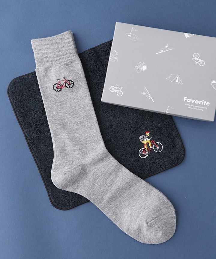 自転車好きな男性へのプレゼントに最適な靴下セット