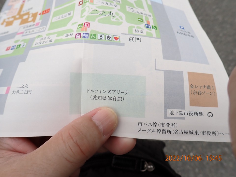 地図上の場所
