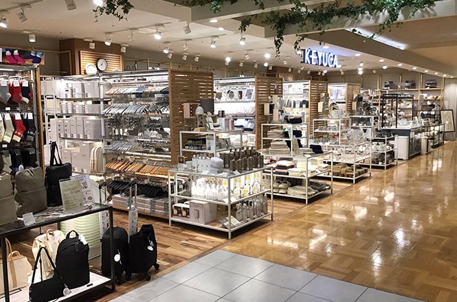 KEYUCA新宿マルイ店の店内の様子