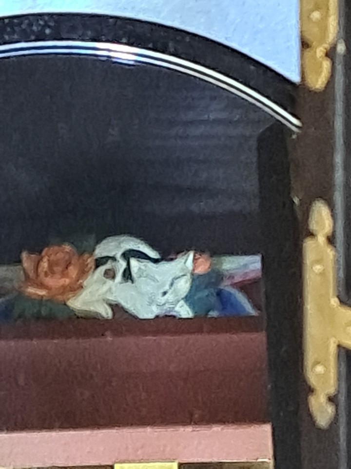 廻廊の眠り猫部