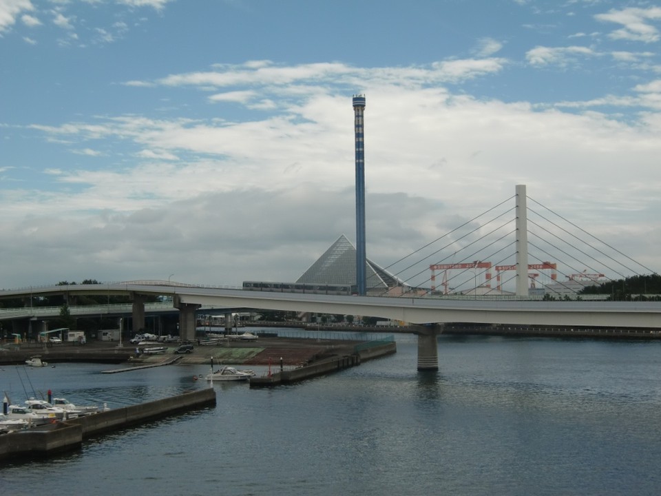 八景島方向の展望