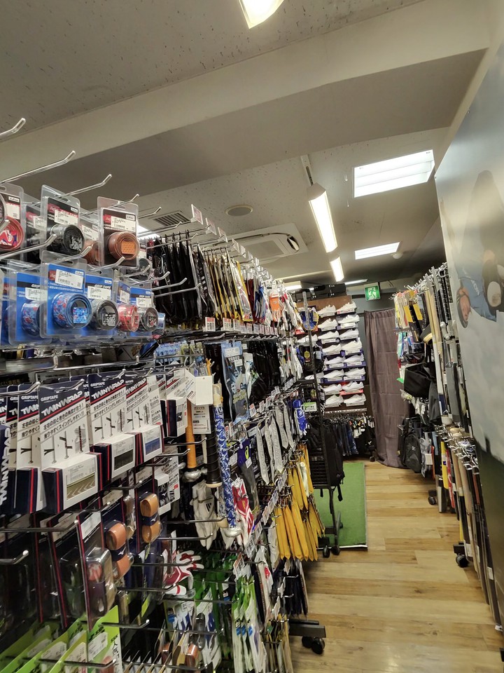 Victoriaの店内の売り場