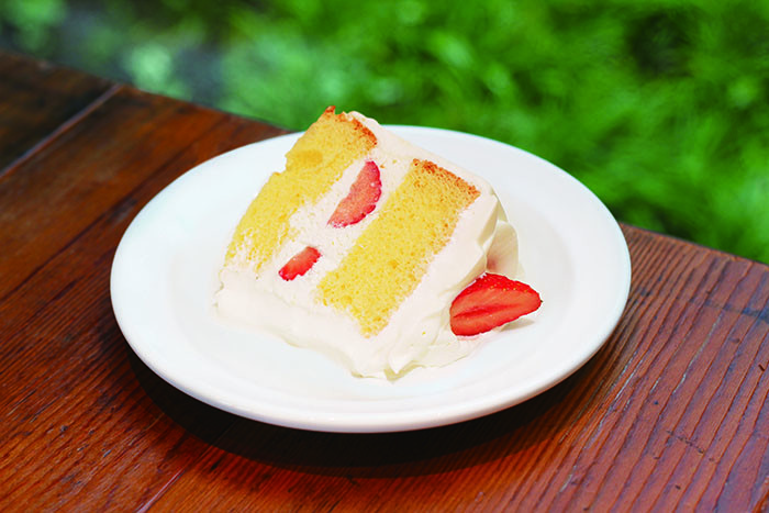 コクテル堂コーヒーのショートケーキの画像。