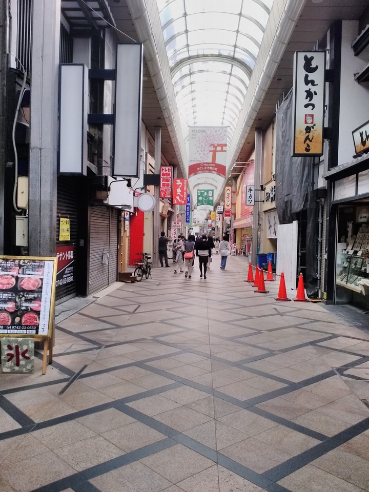 アーケードの通り