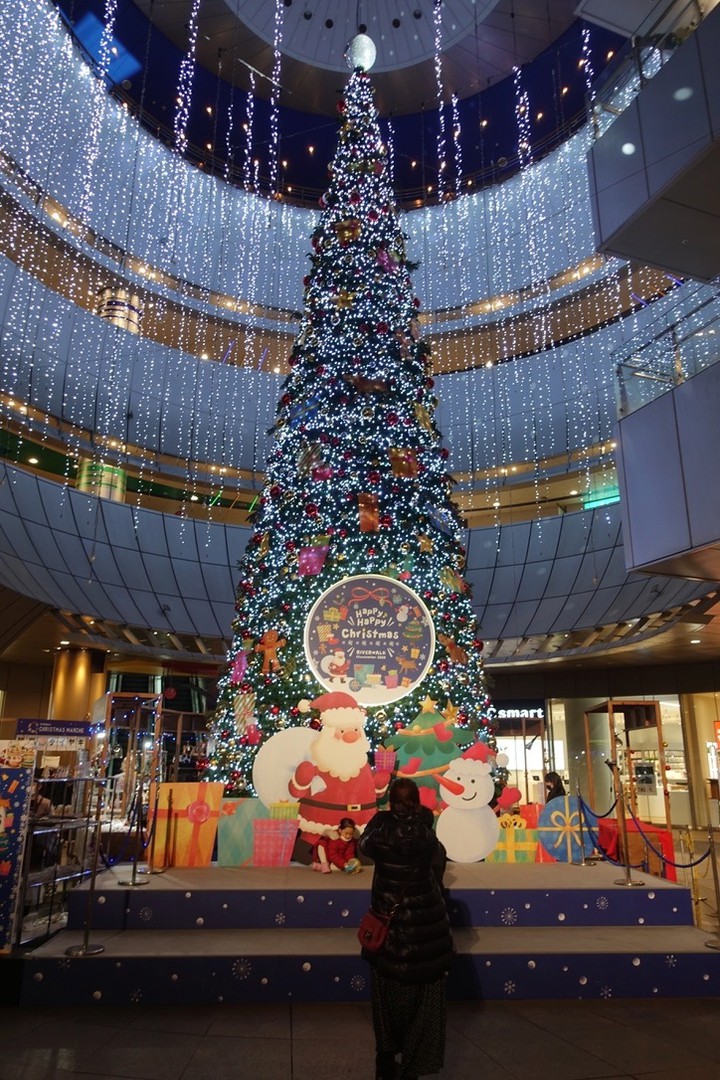 でかいクリスマスツリー