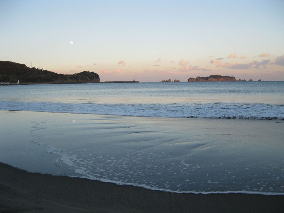 夕景色。