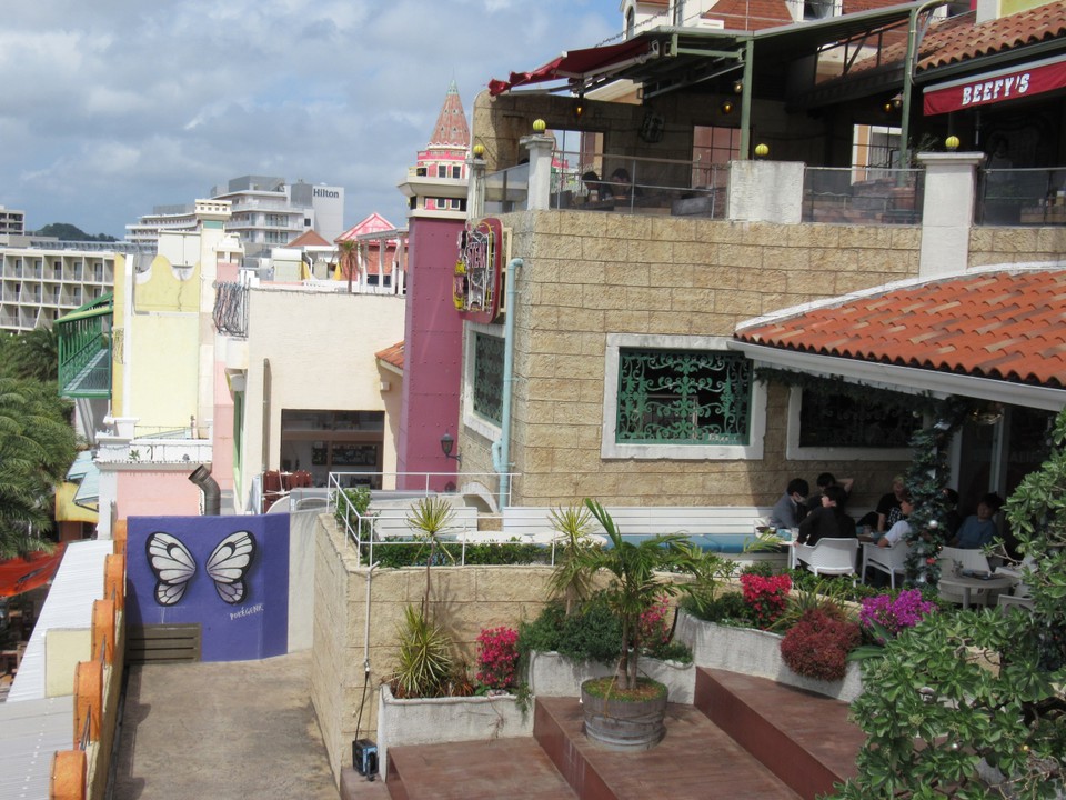 お店の脇にフォトジェニックなポイント