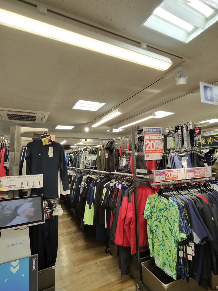 Victoriaの店内の売り場