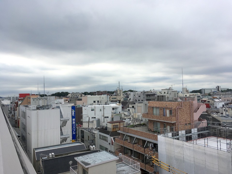 屋上から南西方向