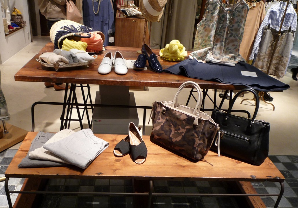 天然素材の商品が多い