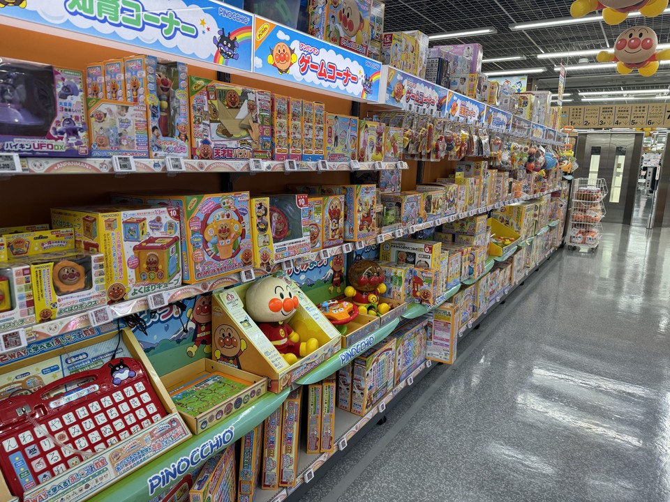 LABIの店内のおもちゃ売り場