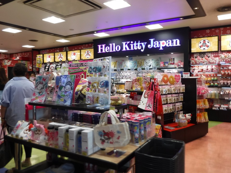 キティちゃんキャラクターのお店