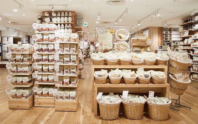 無印良品上野マルイの食品コーナー