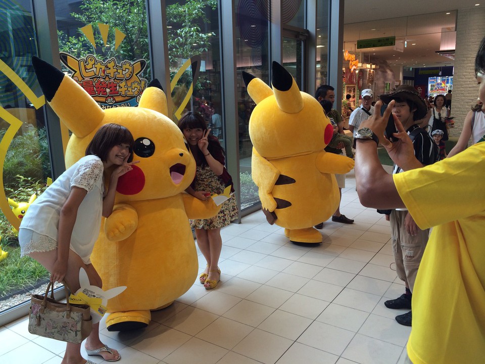 ピカチュウ大量発生していました。