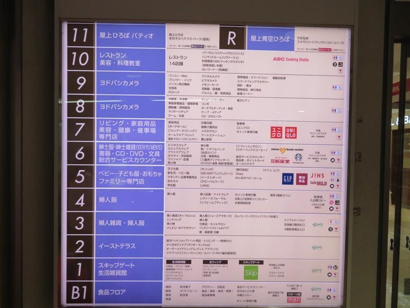 各フロア案内