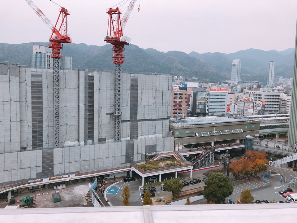 屋上から見える景色