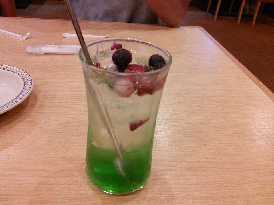 館内のレストランで