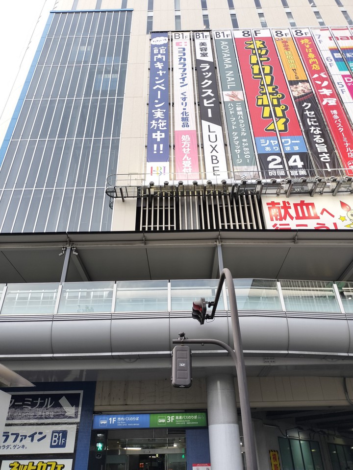 ターミナルと言いつつも大きなビルです