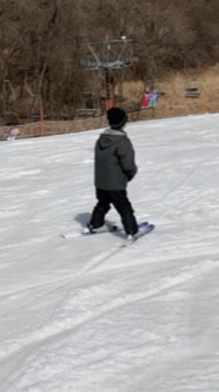 ゆるい斜度のコースで自信がつく