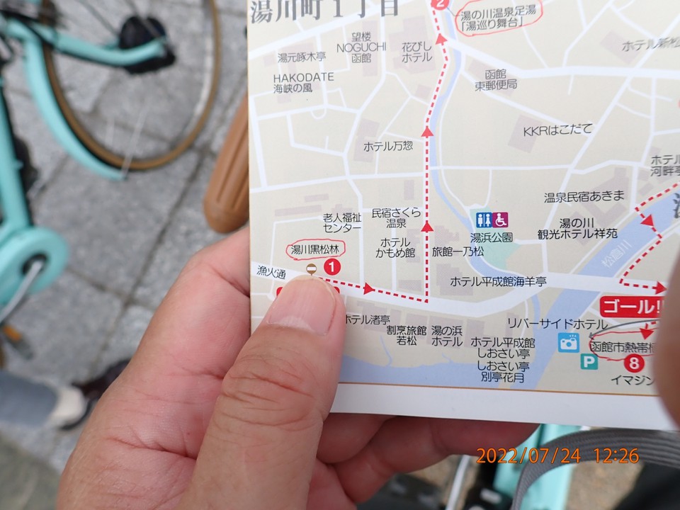 地図上の場所