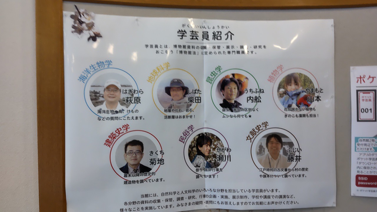 学芸員の方々の紹介