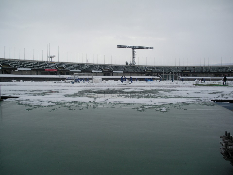 大きな競技場。