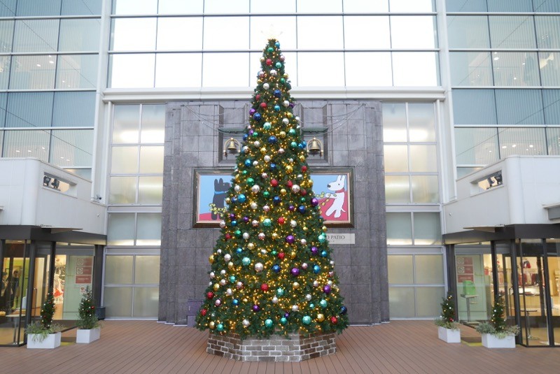 ここにもクリスマスツリーが！