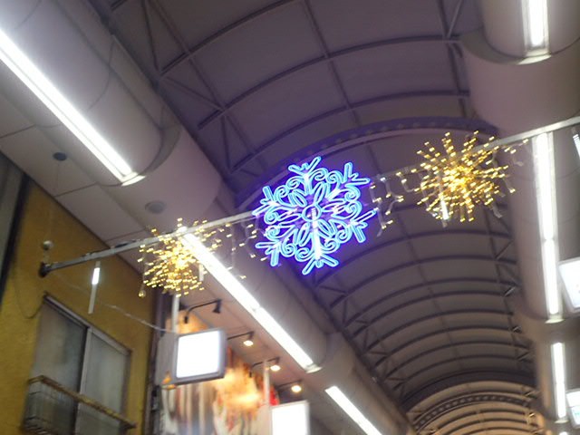 冬らしい電飾