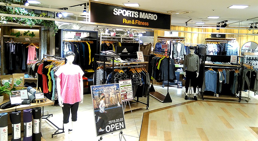 スポーツマリオ ラン＆フィットネスマルイシティ横浜店の店内の様子