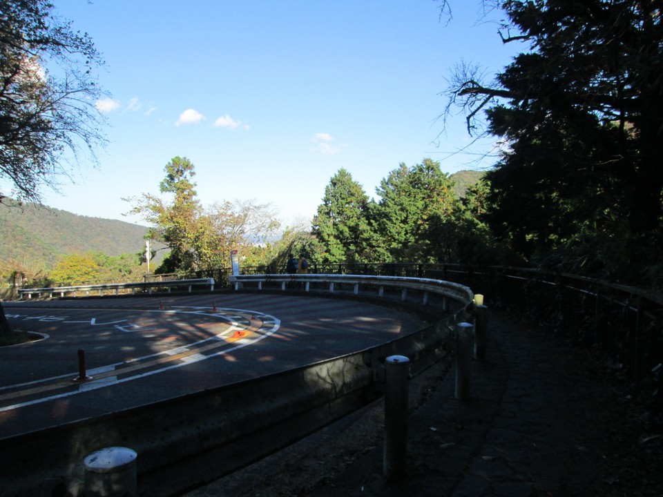 県道732号線の七曲り