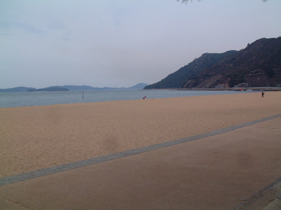 渋川海水浴場で撮影