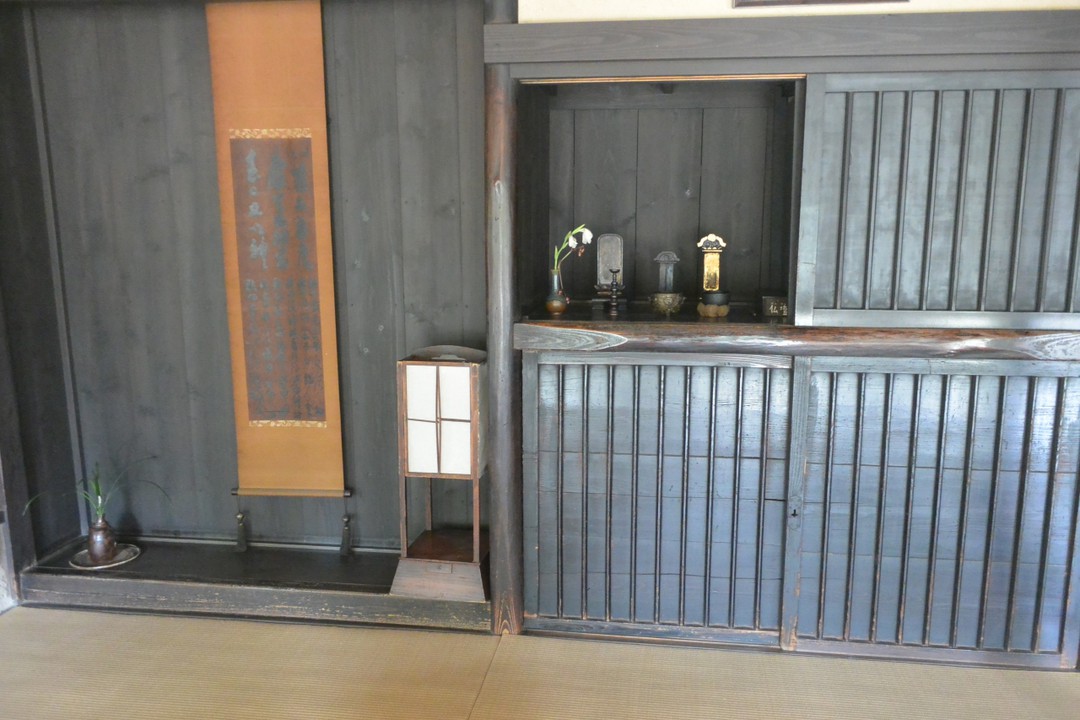 床の間がある。
