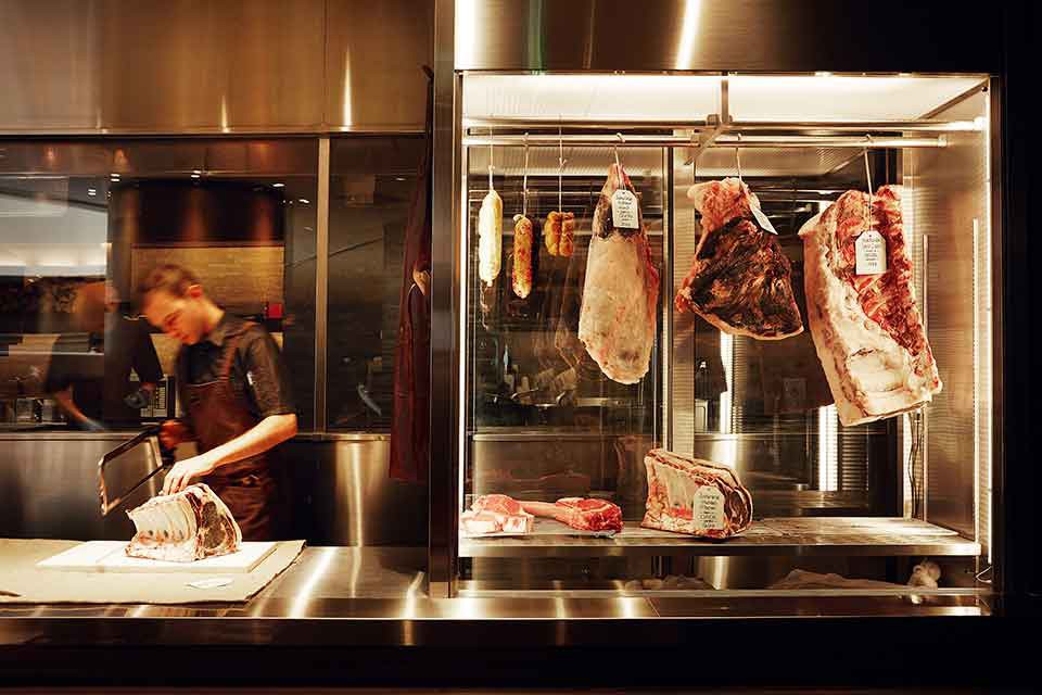 ANAインターコンチネンタルホテル東京 3Fのザ・ステーキハウスの店内