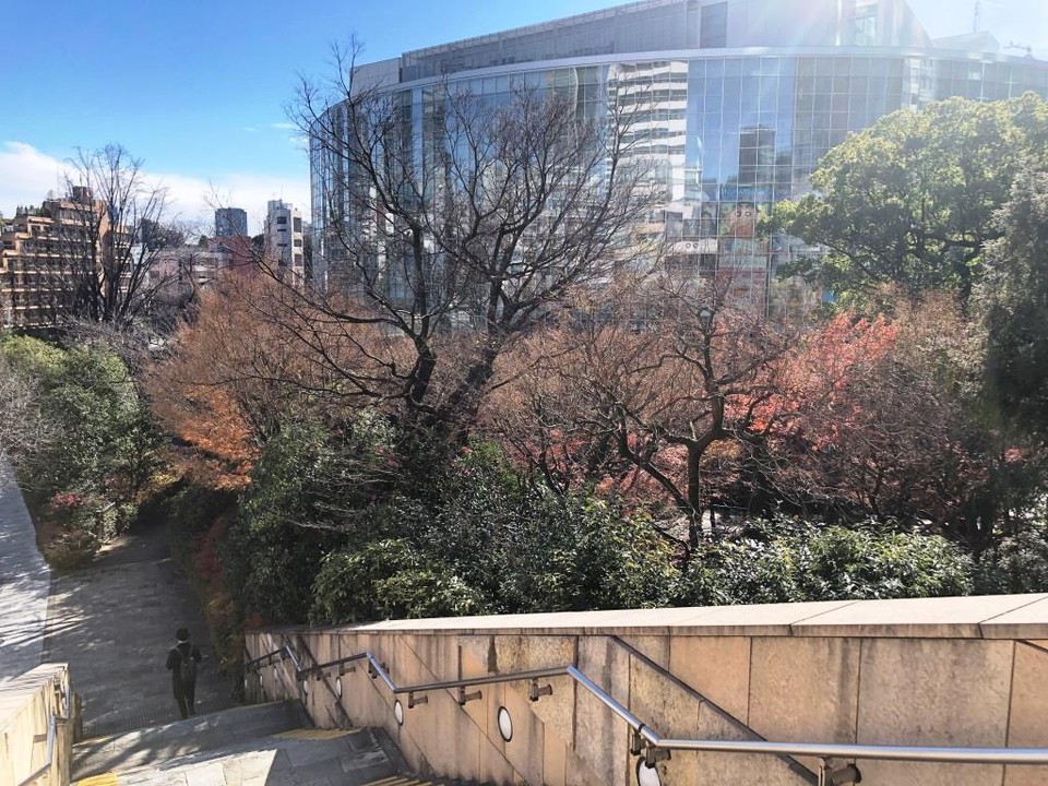 毛利庭園(長門長府城主毛利甲斐守網元麻布上屋敷跡)公園入口