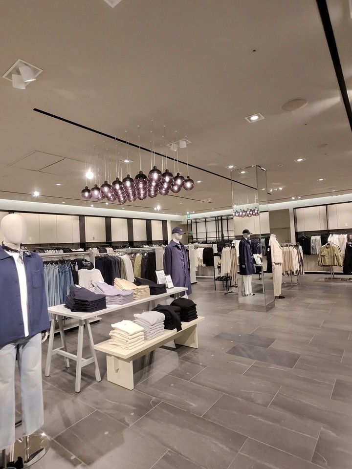 H&Mの店内の様子