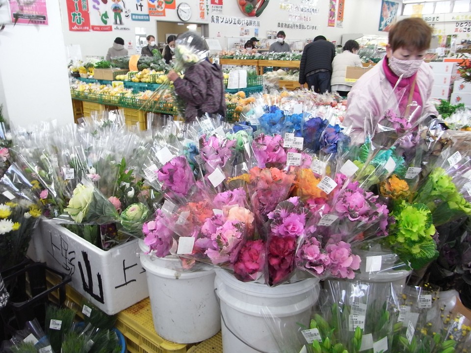 季節の花々もお買い得！
