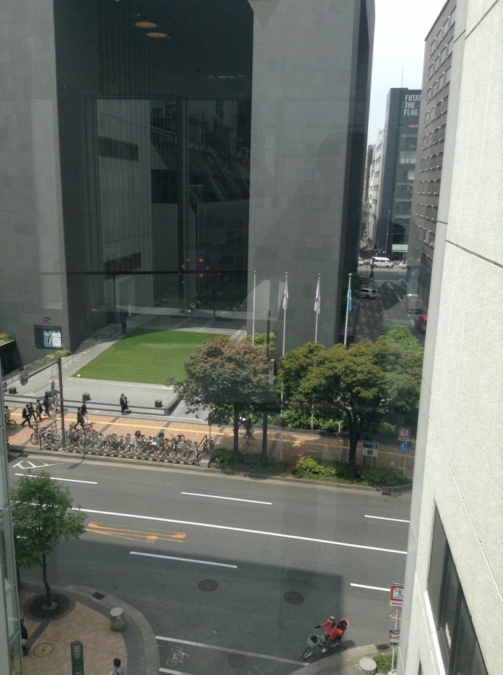 渡り廊下からの眺め