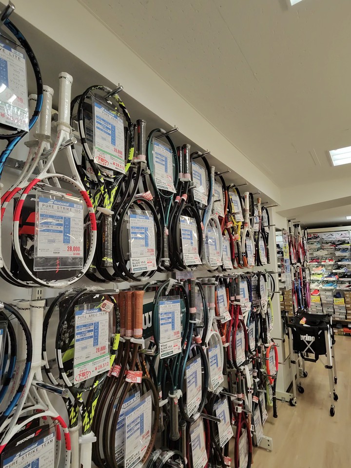 Victoriaの店内の売り場