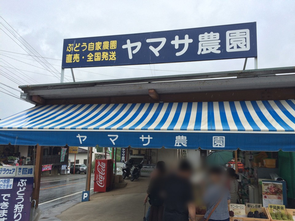 車道に抜けると真正面に見えてきます。